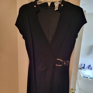 Black Cache wrap dress Size 6